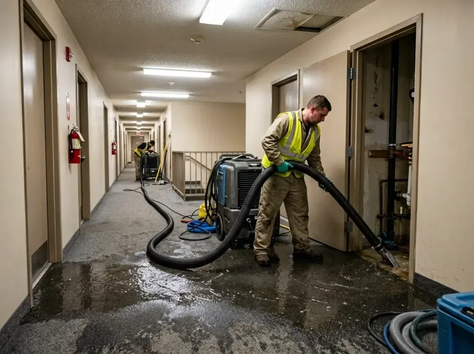 multi-unit-apartment-hallway-f-005 — frequently asked questions, Emergency Burst Pipe Water Extraction & Removal in Adamstow…